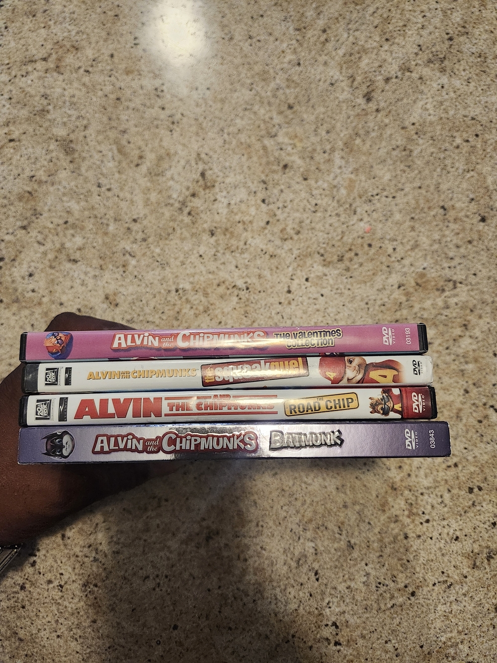 Alvin and the Chipmunks DVD Set - Purple/Tan/White Spines